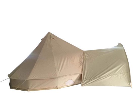 Bell tent awning