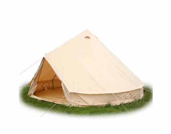 3m bell tent without central poles